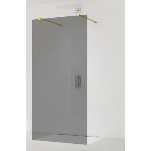 Sprchová zástena Walk-in 140 cm SAT vo farbe profilu zlatá SATBWI140KSZAVZ