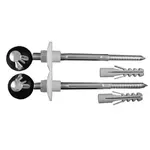 DURAVIT upevnění záv WC+bid,krytky chrom 0065001000