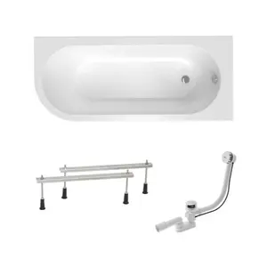 Asymetrická vaňa Laguna Rajka 170x72,5 cm akrylát pravá SIKOVRAJ170PAN