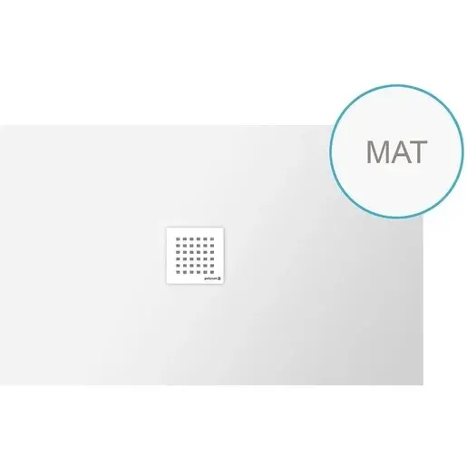 Sprchová vanička obdĺžniková Polysan Flexia 100x80 cm liaty mramor 72899MAT