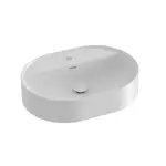 Umývadlo na dosku Ravak Ceramic Slim 55x40 cm otvor pre batériu uprostred XJX01155003