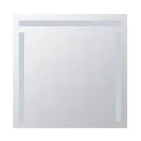 Zrkadlo Bemeta s osvětlením a dotykovým senzoremvo farebnom provedení hliník/sklo 101401127