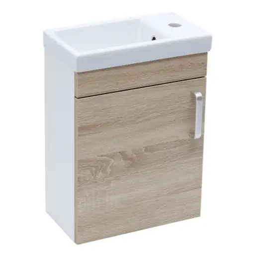 Kúpeľňová skrinka s umývadlom Naturel Vario Dekor 40x50x22 cm dub bardolino mat VARIO240BIDB