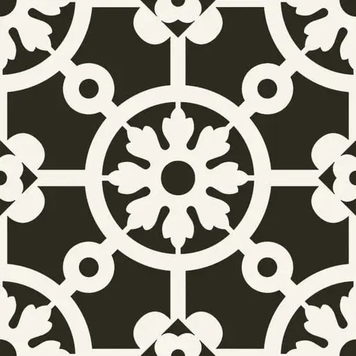 Dlažba Del Conca Paris nero 20x20 cm mat 20PR00YNA