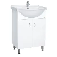 Kúpeľňová skrinka s umývadlom Multi Pro 61x50 cm biela PRO60NOVA