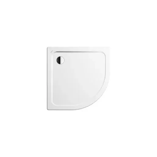 Kaldewei Arrondo sprchová vanička štvrťkruhová 90x90 cm smaltovaná oceľ alpská biela 460448043001 KW8802PE