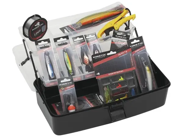 Kinetic set nástrah a příslušenství tackle box big kit freshwater