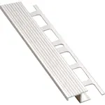 Lišta schodová "Z" Havos, hliník, dĺžka 250 cm, výška hrany 10 mm, ALSC10250