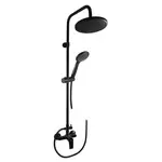 Sprchový systém RAV SLEZÁK Colorado so sprchovacím setom čierna matná CO182.5/7CMAT