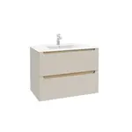 Kúpeľňová skrinka s umývadlom Naturel Stilla 80x60x45 cm kašmír mat STILLADK08057U1