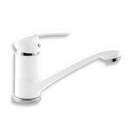 Novaservis Metalia 57 drezová batéria s otočným ramienkom biela/chróm 57096.1