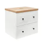 Kúpeľňová skrinka s krycou doskou Naturel Forli 60x53x46 cm biela lesk FORLI60BID