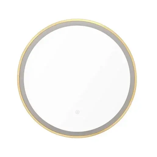 Zrkadlo so senzorom SAT 60x60 cm zlatá SATZLED60ZL