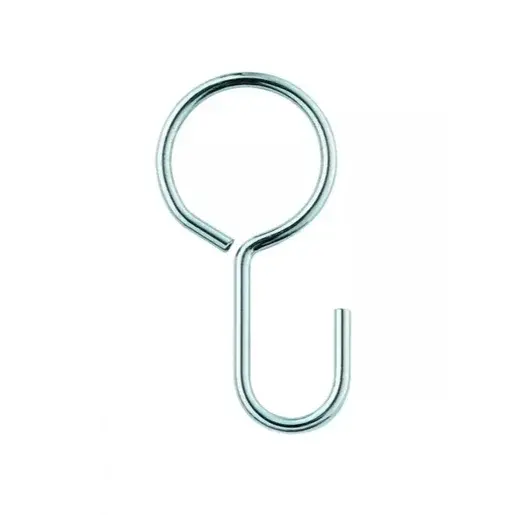 Krúžky na sprchový záves pre lanko Kleine Wolke chróm 3309101000