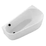 Polysan PROJEKTA DR MONOLITH asymetrická vaňa 156x77 cm akrylát pravá 21111MDR