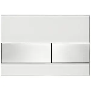 Tece Square ovládacie tlačidlo sklo z nerezu mat 9240801 9.240.801