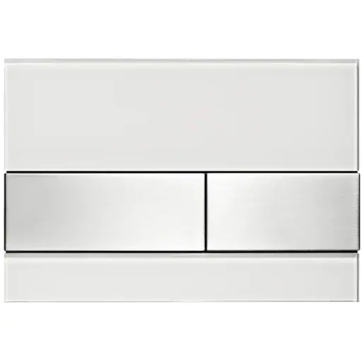 Tece Square ovládacie tlačidlo sklo z nerezu mat 9240801 9.240.801