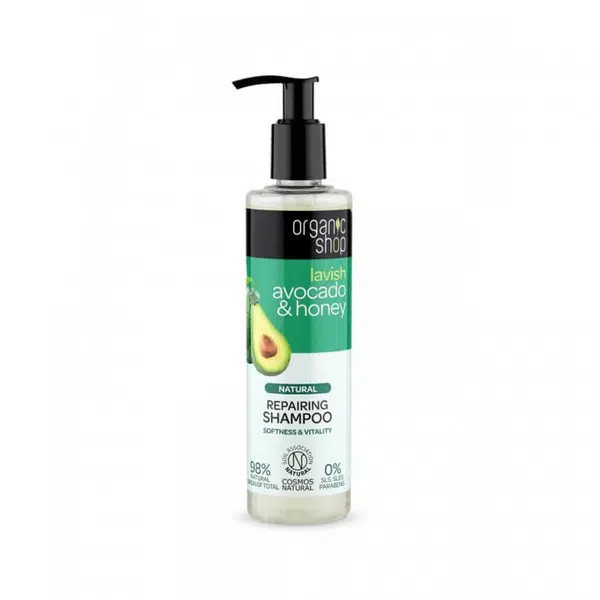 Organic Shop Obnovujúci šampón Lavish Avocado & Honey (Repairing Shampoo) 280 ml