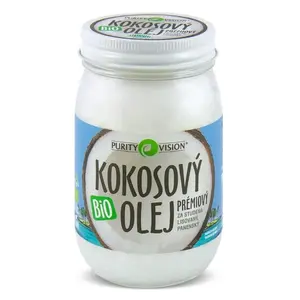 Purity Vision Bio Panenský kokosový olej lisovaný za studena 420 ml