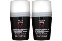 Vichy Súprava guličkových dezodorantov pre citlivú pokožku Homme 72H (Dezodorant Anti-Transpirant) 2 x 50 ml