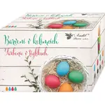 Anděl Farby na vajíčka s téglikami 4 ks