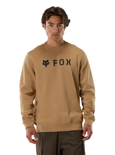 Fox pánská mikina Absolute Fleece Crew Brown Sugar | Hnědá | Velikost S