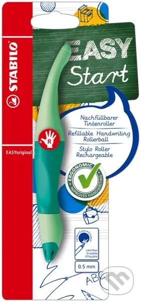 Ergonomický roller pre pravákov - STABILO EASYoriginal Pastel psatelová zelená