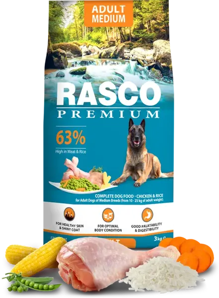 Rasco Premium Adult Medium 3kg