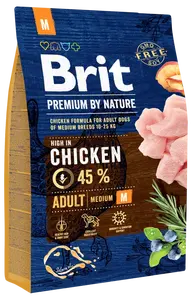 Brit Premium by Nature Adult M 3kg