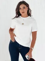 Dámské triko FLORTA ecru