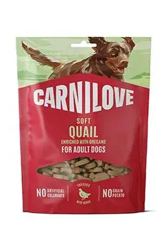 Carnilove Dog Soft Snack Quail Oregano 200g