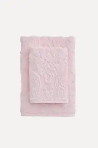 Luxusní modalový ručník DAMASK 50x100cm Růžová