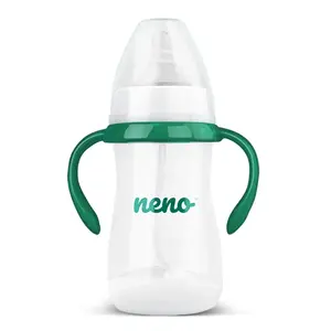 NENO Kojenecká láhev antikoliková 3m+ 240 ml zelená