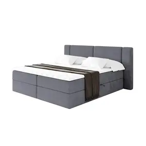ALTDECOR POSTEL boxspring s matrací H4 - EVON - 140x200 cm Tmavě šedá