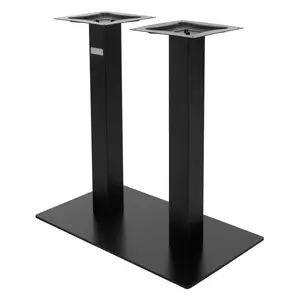 ML-DESIGN STOLOVÁ NOHA Dvojitá 72 cm Černá
