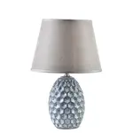 Mondex STOLNÍ LAMPA, keramika, modrá
