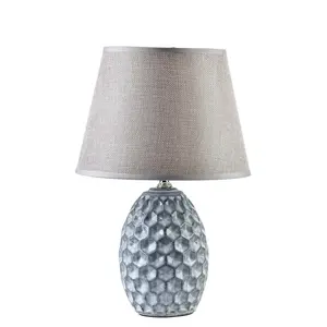 Mondex STOLNÍ LAMPA, keramika, modrá