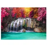 Wallarena FOTOTAPETA Vodopád 3D Příroda 200x140