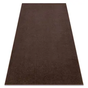 rugsX KOBEREC, Koberec metráž ETON hnědý 100/150 cm