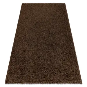rugsX KOBEREC SOFFI shaggy 5cm hnědý 140/190 cm