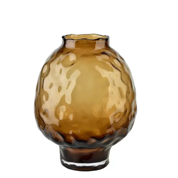 Mondex VÁZA SERENITE, sklo, 21x26cm