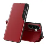 Eco Leather View Case, Samsung Galaxy A37 5G, červené