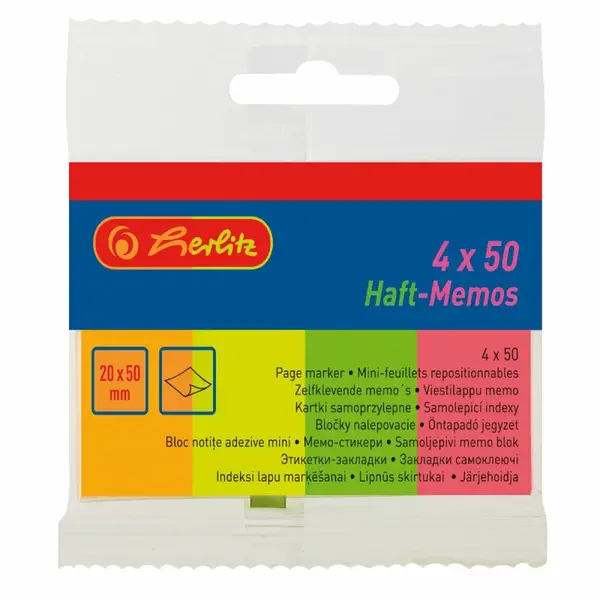 Herlitz - Bloček lepicí 20 x 50 mm