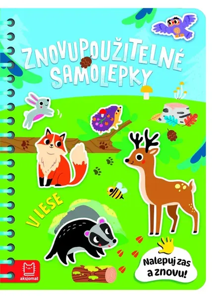 Znovupoužitelné samolepky V lese - Agnieszka Bator