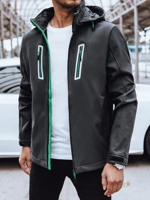 Pánská bunda softshell Barva tmavě šedá DSTREET