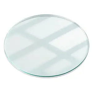 TULUP SKLENĚNÁ DESKA transparentní Ø80 cm