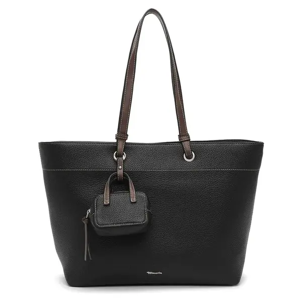 Dámská shopper kabelka Tamaris Elowen, syntetická kůže − černá