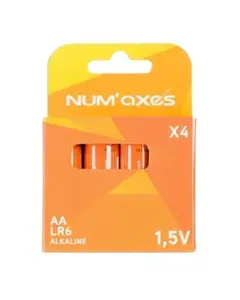 Sada 4 ks alkalických baterií AA (LR06) Num´axes | P59805