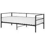 Beliani POSTEL s roštem 90x200 cm Černá Battut