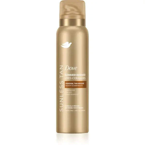 Dove Sunless Tan samoopalovací pěna odstín Medium to Dark 150 ml